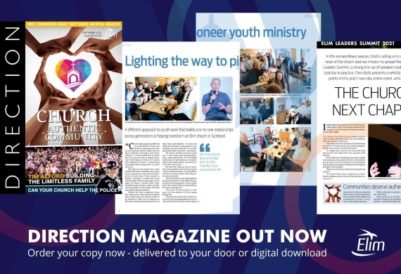 Authentic church community in September's Direction Magazine